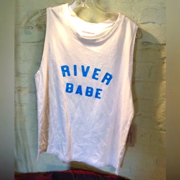Refined Canvas Vintage Style Tank NWT River Babe - Picture 1 of 5